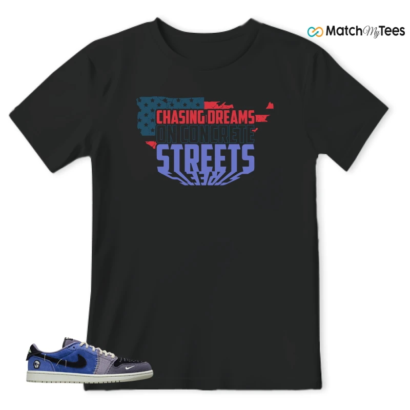 NIKE AIR JORDAN 1 RETRO LOW OG X ZION WILLIAMSON VOODOO ALTERNATE SNEAKER Matching Tees t-shirt