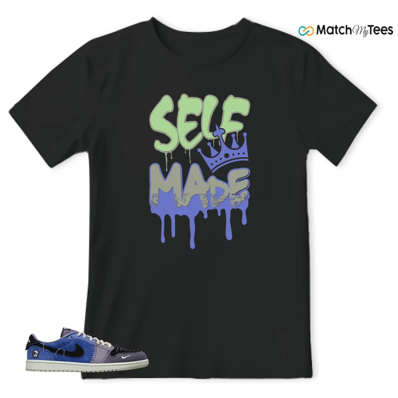 NIKE AIR JORDAN 1 RETRO LOW OG X ZION WILLIAMSON VOODOO ALTERNATE SNEAKER Matching Tees t-shirt