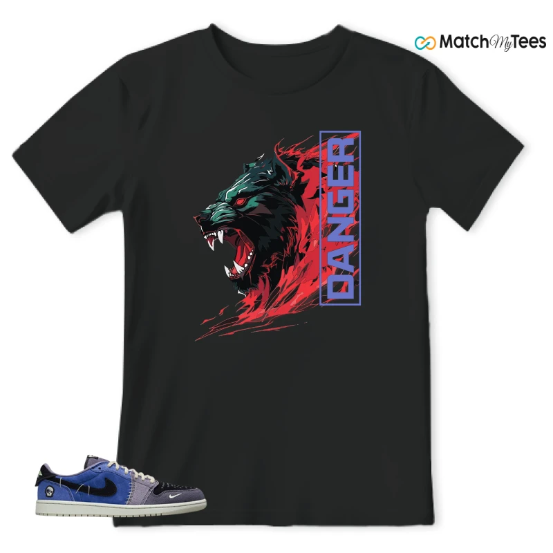 NIKE AIR JORDAN 1 RETRO LOW OG X ZION WILLIAMSON VOODOO ALTERNATE SNEAKER Matching Tees t-shirt
