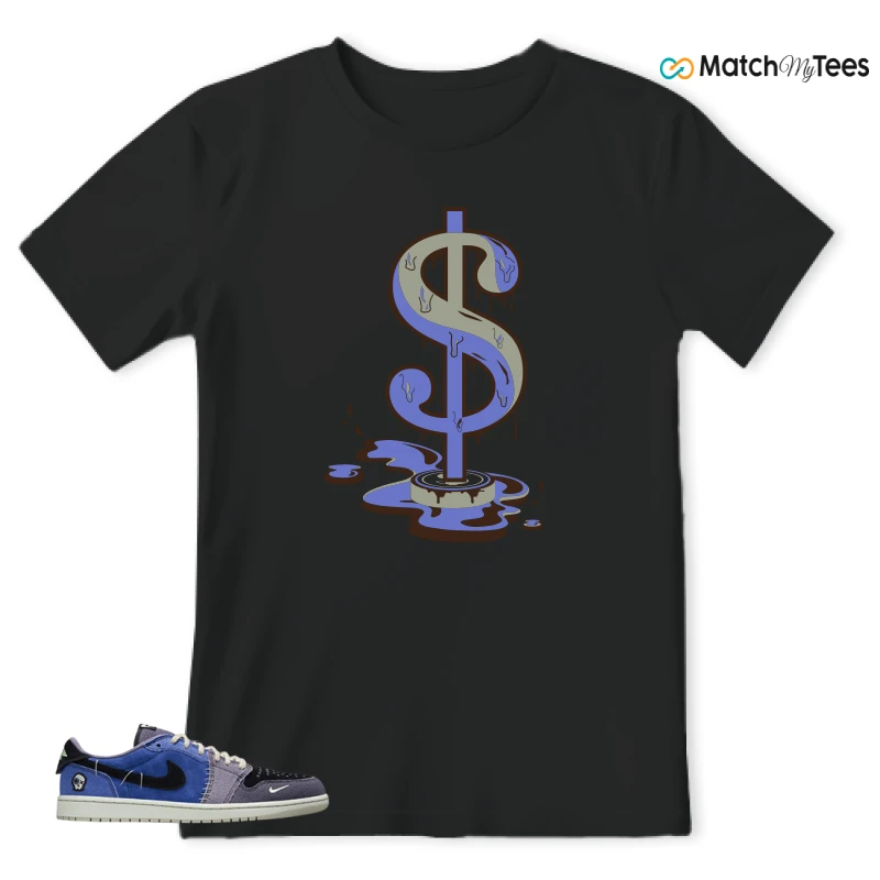 NIKE AIR JORDAN 1 RETRO LOW OG X ZION WILLIAMSON VOODOO ALTERNATE SNEAKER Matching Tees t-shirt