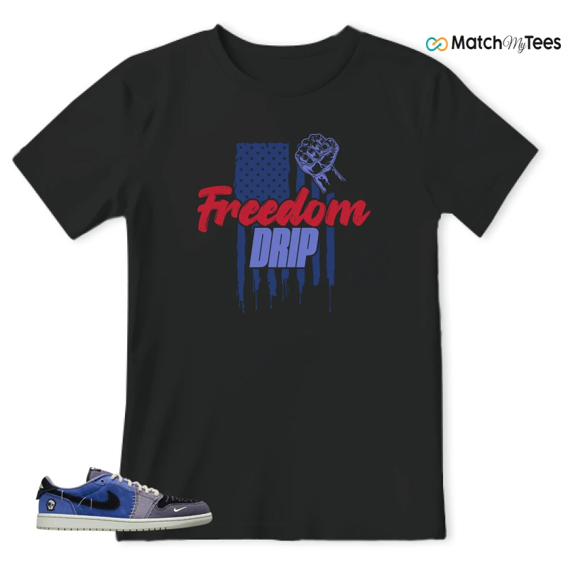 NIKE AIR JORDAN 1 RETRO LOW OG X ZION WILLIAMSON VOODOO ALTERNATE SNEAKER Matching Tees t-shirt