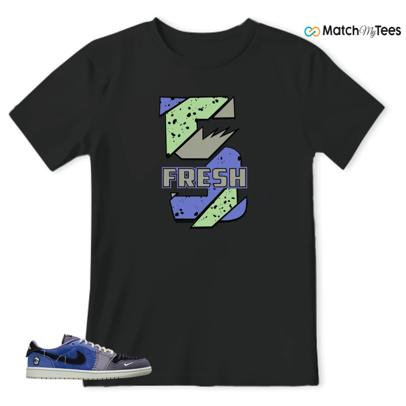 NIKE AIR JORDAN 1 RETRO LOW OG X ZION WILLIAMSON VOODOO ALTERNATE SNEAKER Matching Tees t-shirt