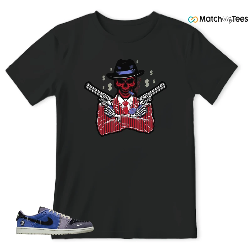 NIKE AIR JORDAN 1 RETRO LOW OG X ZION WILLIAMSON VOODOO ALTERNATE SNEAKER Matching Tees t-shirt
