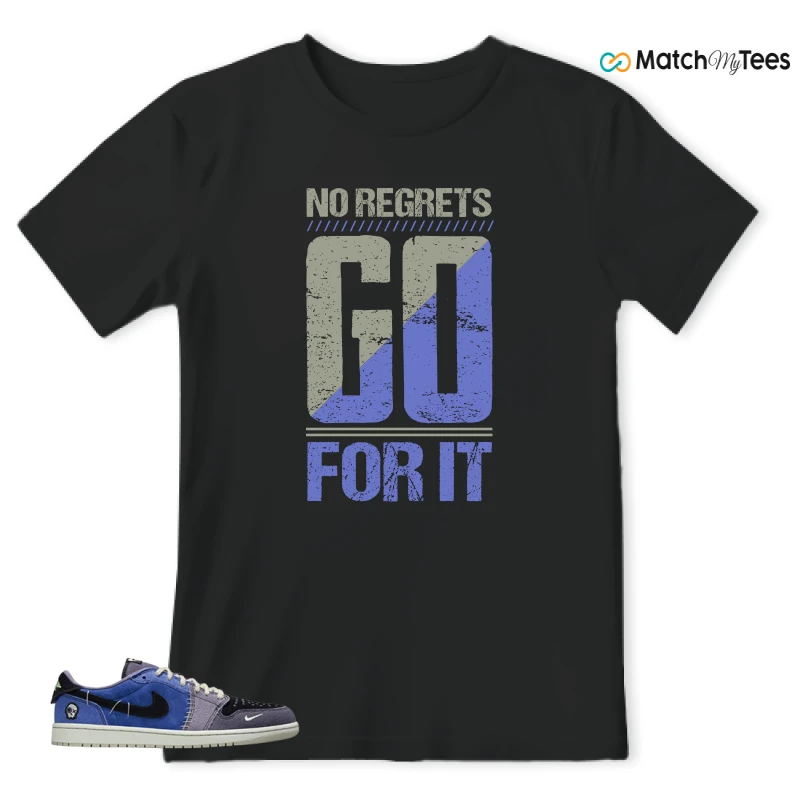 NIKE AIR JORDAN 1 RETRO LOW OG X ZION WILLIAMSON VOODOO ALTERNATE SNEAKER Matching Tees t-shirt