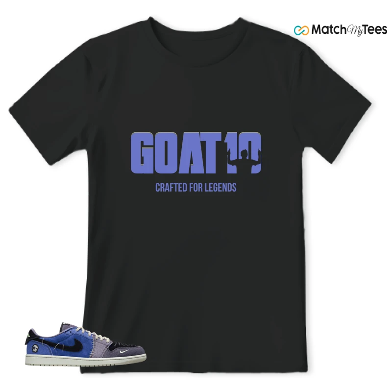 NIKE AIR JORDAN 1 RETRO LOW OG X ZION WILLIAMSON VOODOO ALTERNATE SNEAKER Matching Tees t-shirt