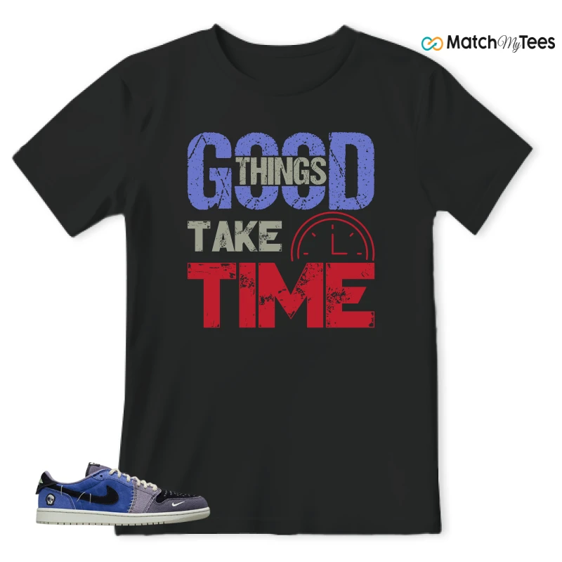 NIKE AIR JORDAN 1 RETRO LOW OG X ZION WILLIAMSON VOODOO ALTERNATE SNEAKER Matching Tees t-shirt