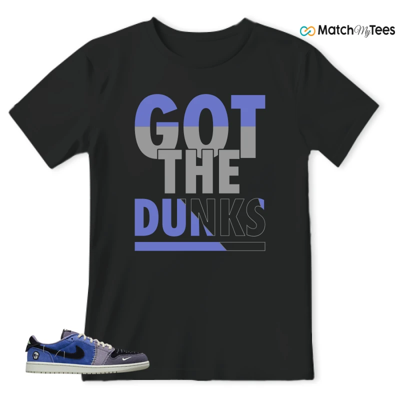 NIKE AIR JORDAN 1 RETRO LOW OG X ZION WILLIAMSON VOODOO ALTERNATE SNEAKER Matching Tees t-shirt
