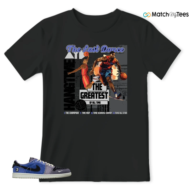 NIKE AIR JORDAN 1 RETRO LOW OG X ZION WILLIAMSON VOODOO ALTERNATE SNEAKER Matching Tees t-shirt
