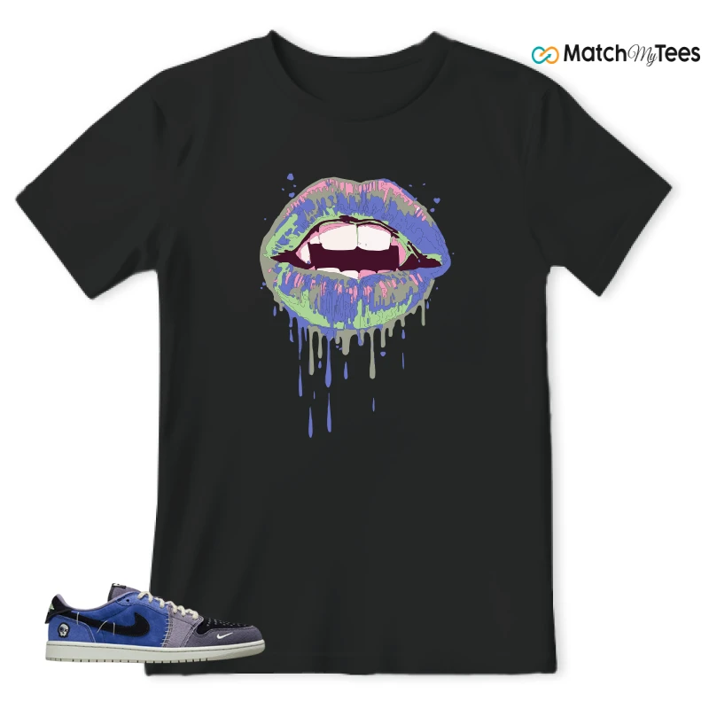 NIKE AIR JORDAN 1 RETRO LOW OG X ZION WILLIAMSON VOODOO ALTERNATE SNEAKER Matching Tees t-shirt