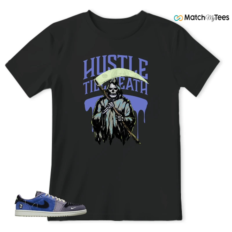 NIKE AIR JORDAN 1 RETRO LOW OG X ZION WILLIAMSON VOODOO ALTERNATE SNEAKER Matching Tees t-shirt