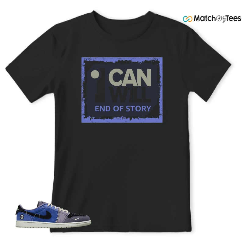 NIKE AIR JORDAN 1 RETRO LOW OG X ZION WILLIAMSON VOODOO ALTERNATE SNEAKER Matching Tees t-shirt