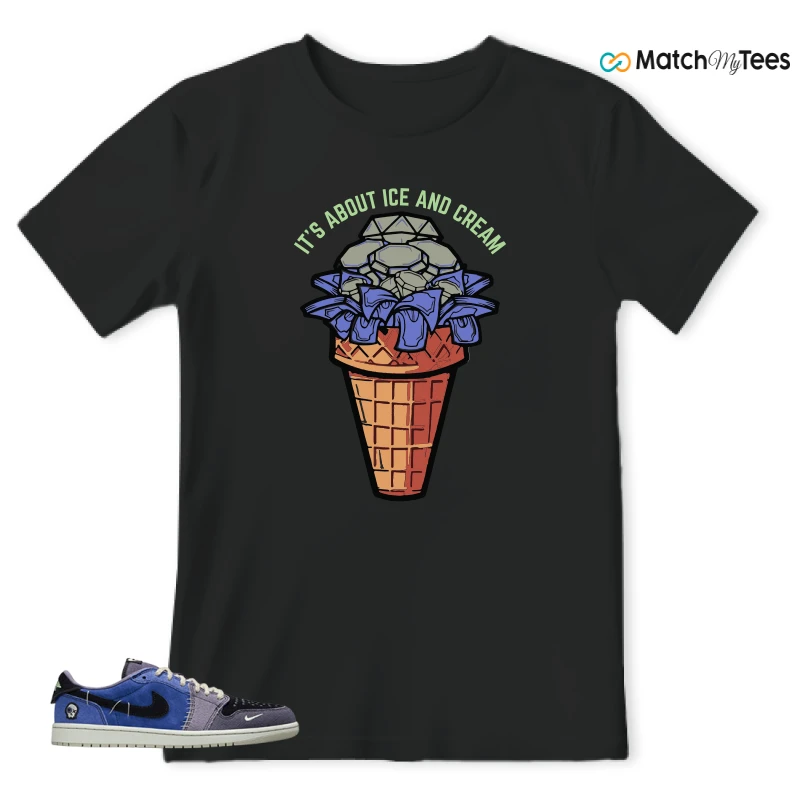 NIKE AIR JORDAN 1 RETRO LOW OG X ZION WILLIAMSON VOODOO ALTERNATE SNEAKER Matching Tees t-shirt