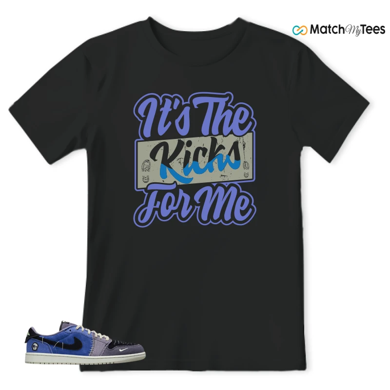 NIKE AIR JORDAN 1 RETRO LOW OG X ZION WILLIAMSON VOODOO ALTERNATE SNEAKER Matching Tees t-shirt