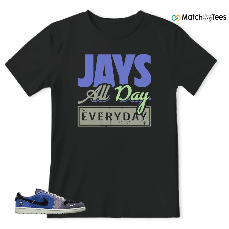 NIKE AIR JORDAN 1 RETRO LOW OG X ZION WILLIAMSON VOODOO ALTERNATE SNEAKER Matching Tees t-shirt