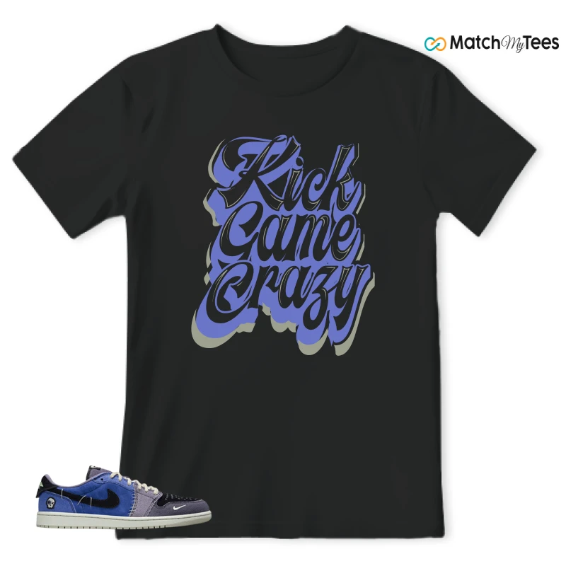 NIKE AIR JORDAN 1 RETRO LOW OG X ZION WILLIAMSON VOODOO ALTERNATE SNEAKER Matching Tees t-shirt