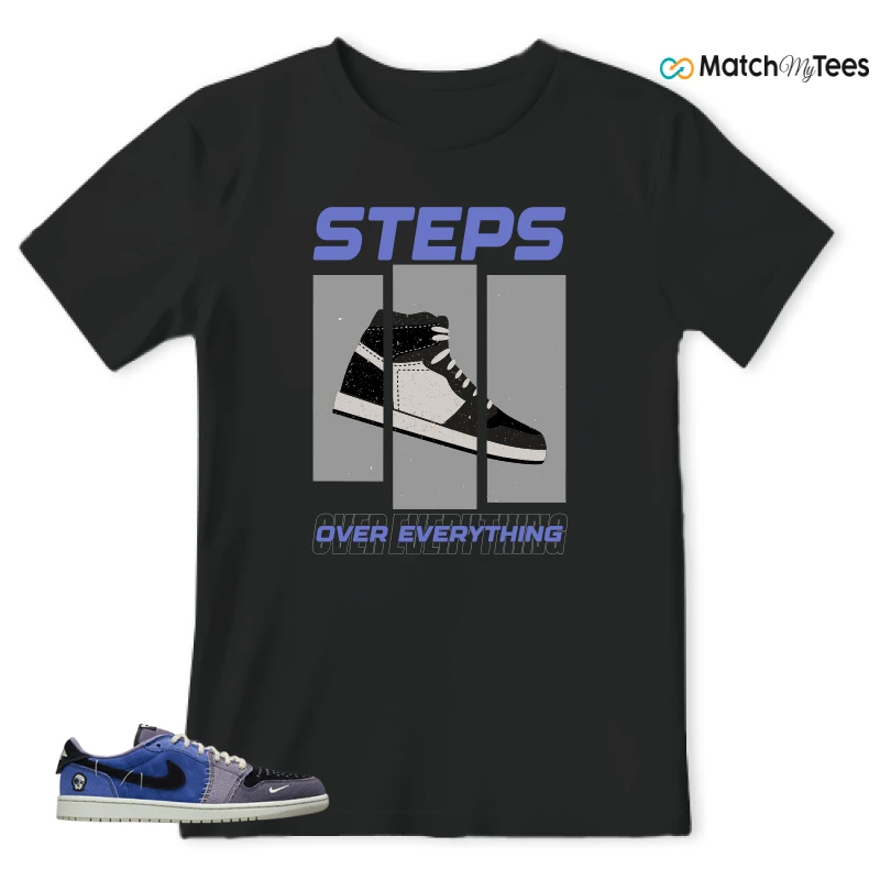 NIKE AIR JORDAN 1 RETRO LOW OG X ZION WILLIAMSON VOODOO ALTERNATE SNEAKER Matching Tees t-shirt