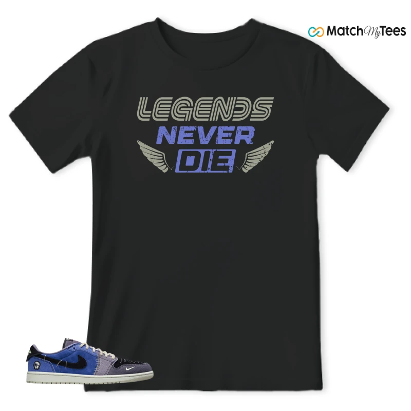 NIKE AIR JORDAN 1 RETRO LOW OG X ZION WILLIAMSON VOODOO ALTERNATE SNEAKER Matching Tees t-shirt