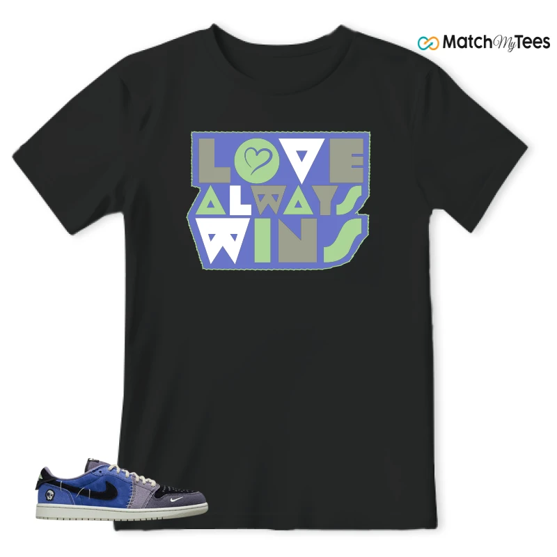 NIKE AIR JORDAN 1 RETRO LOW OG X ZION WILLIAMSON VOODOO ALTERNATE SNEAKER Matching Tees t-shirt