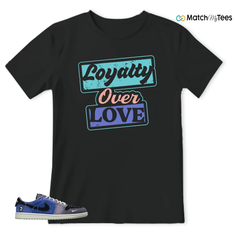 NIKE AIR JORDAN 1 RETRO LOW OG X ZION WILLIAMSON VOODOO ALTERNATE SNEAKER Matching Tees t-shirt