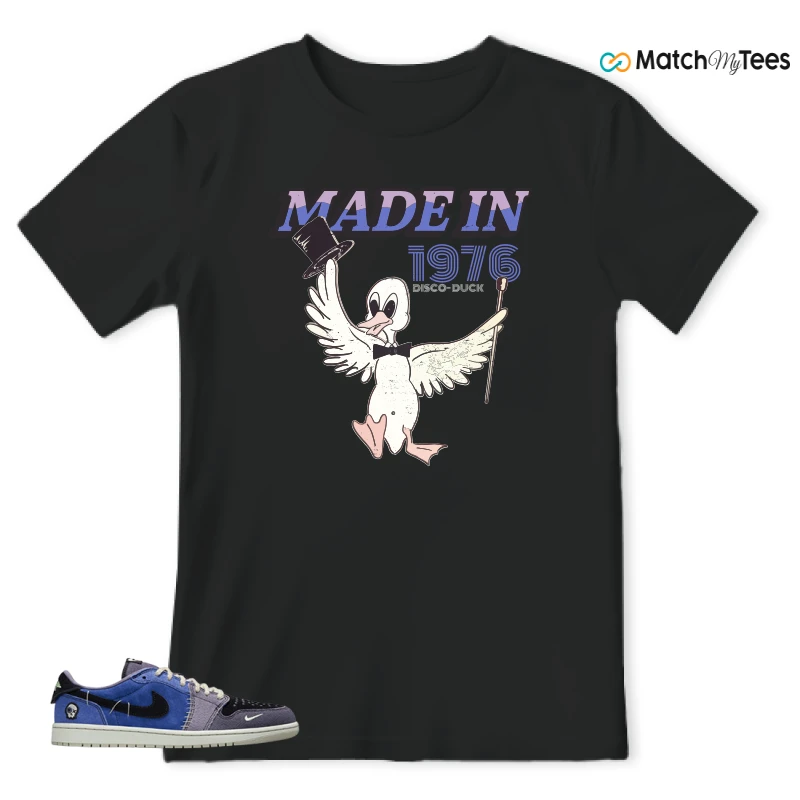 NIKE AIR JORDAN 1 RETRO LOW OG X ZION WILLIAMSON VOODOO ALTERNATE SNEAKER Matching Tees t-shirt