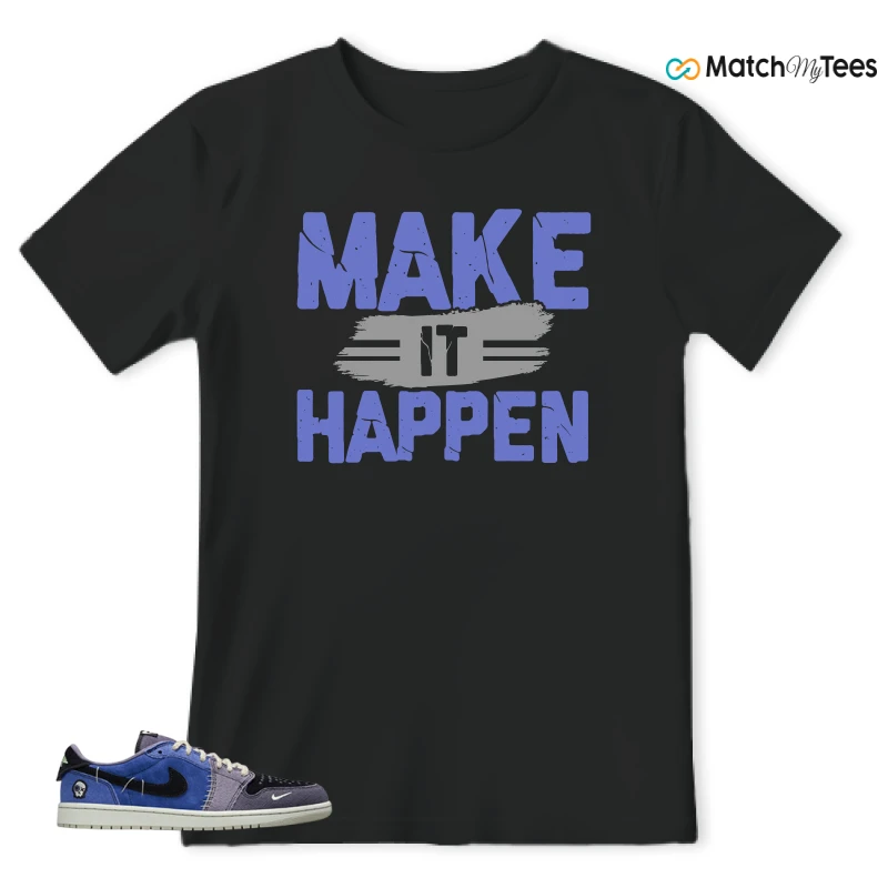 NIKE AIR JORDAN 1 RETRO LOW OG X ZION WILLIAMSON VOODOO ALTERNATE SNEAKER Matching Tees t-shirt
