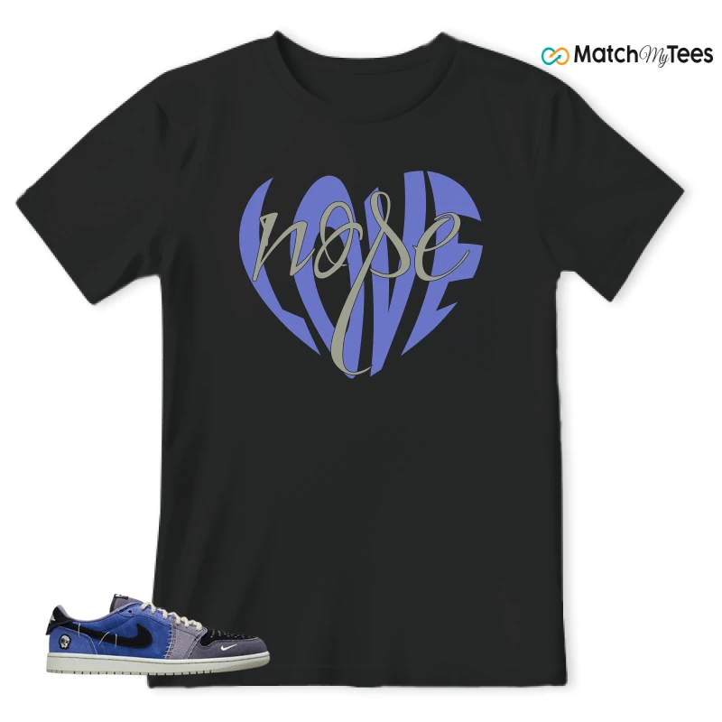 NIKE AIR JORDAN 1 RETRO LOW OG X ZION WILLIAMSON VOODOO ALTERNATE SNEAKER Matching Tees t-shirt