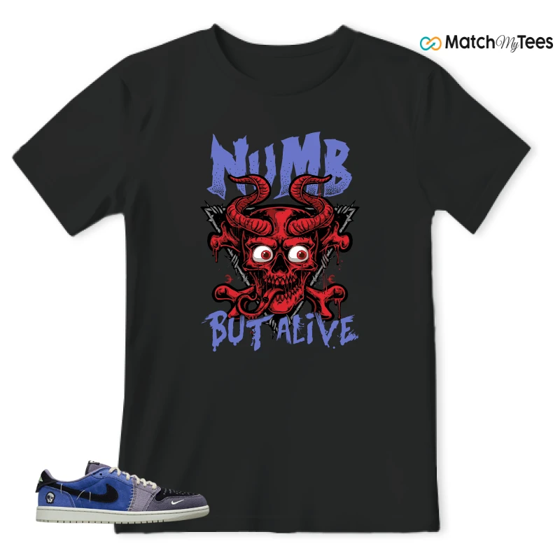 NIKE AIR JORDAN 1 RETRO LOW OG X ZION WILLIAMSON VOODOO ALTERNATE SNEAKER Matching Tees t-shirt