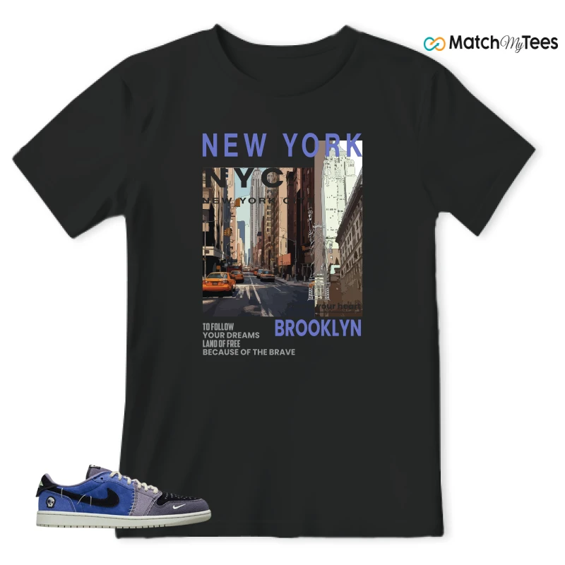 NIKE AIR JORDAN 1 RETRO LOW OG X ZION WILLIAMSON VOODOO ALTERNATE SNEAKER Matching Tees t-shirt