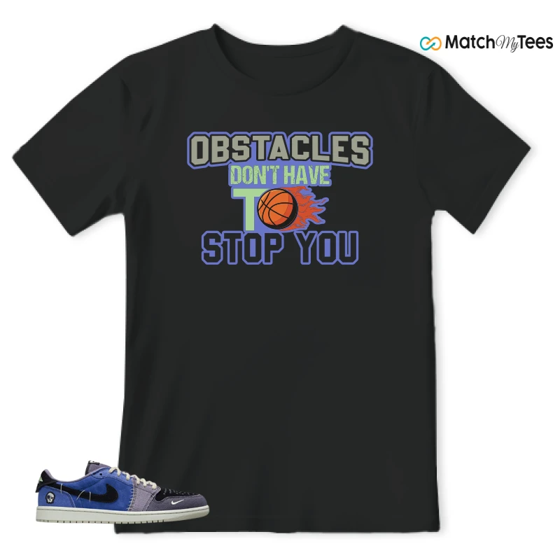 NIKE AIR JORDAN 1 RETRO LOW OG X ZION WILLIAMSON VOODOO ALTERNATE SNEAKER Matching Tees t-shirt