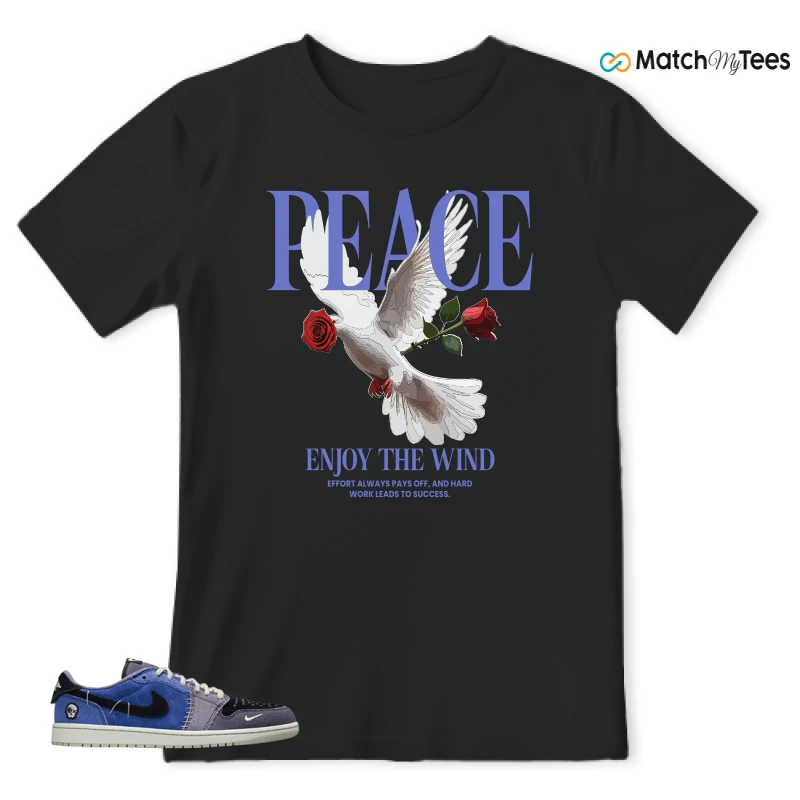 NIKE AIR JORDAN 1 RETRO LOW OG X ZION WILLIAMSON VOODOO ALTERNATE SNEAKER Matching Tees t-shirt