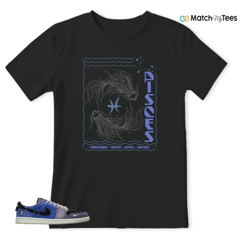 NIKE AIR JORDAN 1 RETRO LOW OG X ZION WILLIAMSON VOODOO ALTERNATE SNEAKER Matching Tees t-shirt
