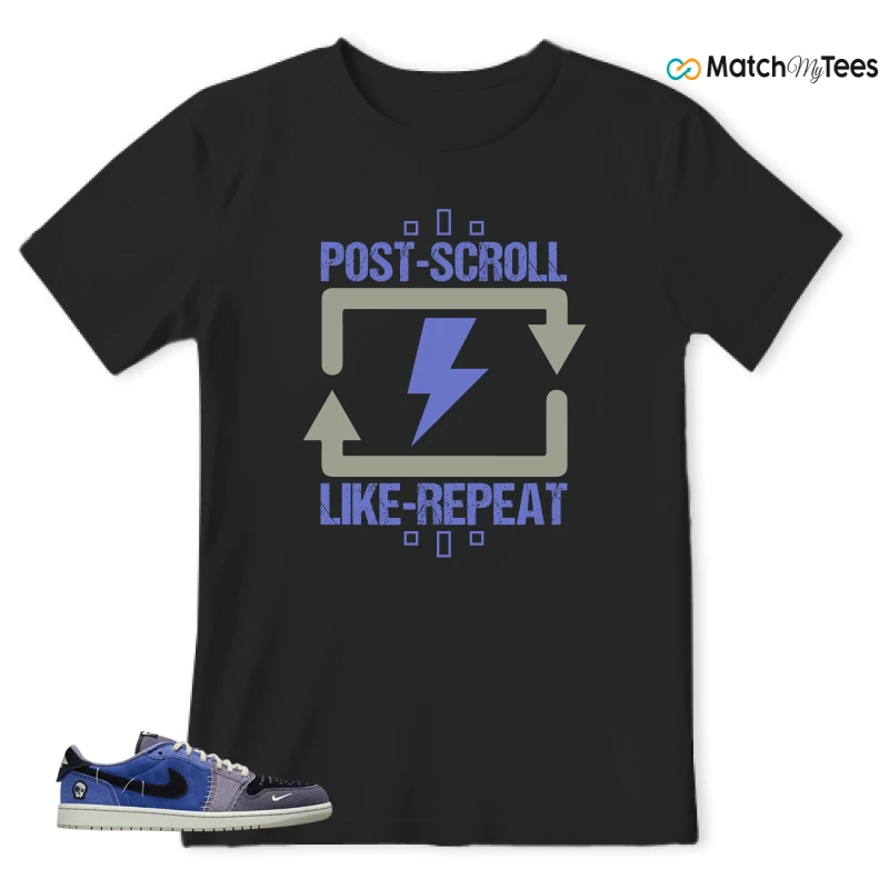 NIKE AIR JORDAN 1 RETRO LOW OG X ZION WILLIAMSON VOODOO ALTERNATE SNEAKER Matching Tees t-shirt