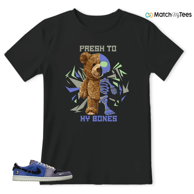 NIKE AIR JORDAN 1 RETRO LOW OG X ZION WILLIAMSON VOODOO ALTERNATE SNEAKER Matching Tees t-shirt