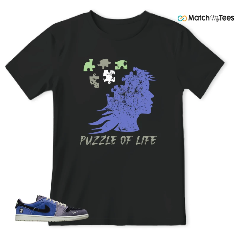 NIKE AIR JORDAN 1 RETRO LOW OG X ZION WILLIAMSON VOODOO ALTERNATE SNEAKER Matching Tees t-shirt