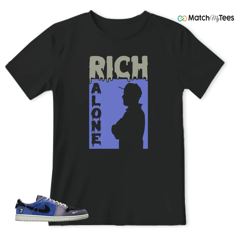 NIKE AIR JORDAN 1 RETRO LOW OG X ZION WILLIAMSON VOODOO ALTERNATE SNEAKER Matching Tees t-shirt