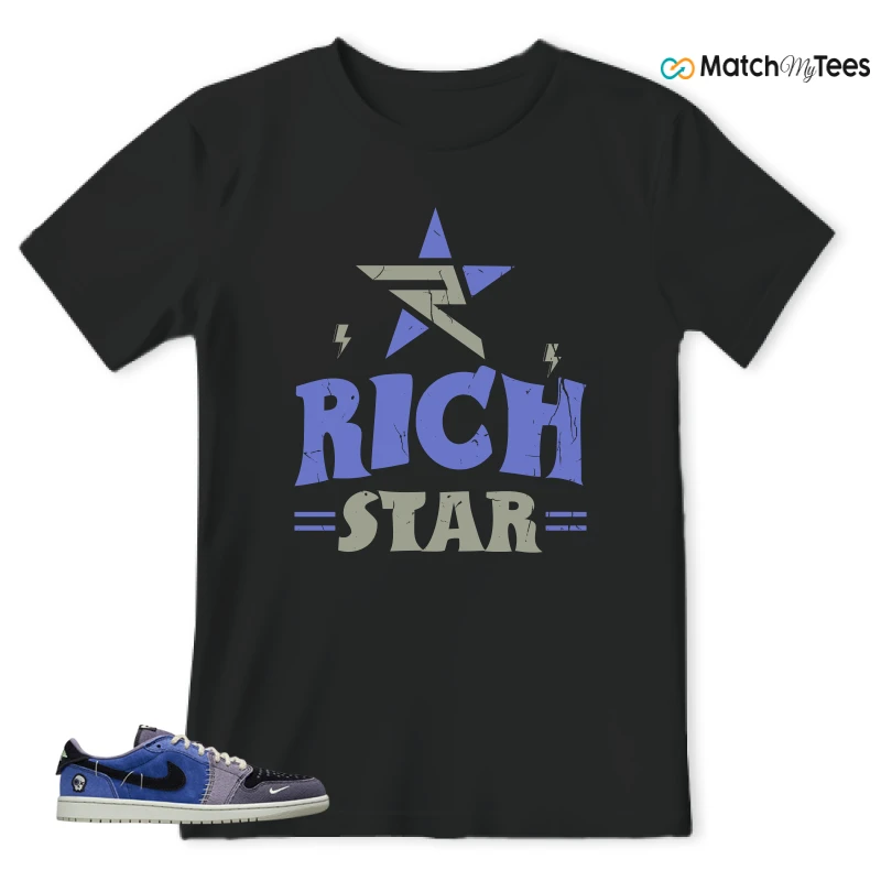 NIKE AIR JORDAN 1 RETRO LOW OG X ZION WILLIAMSON VOODOO ALTERNATE SNEAKER Matching Tees t-shirt