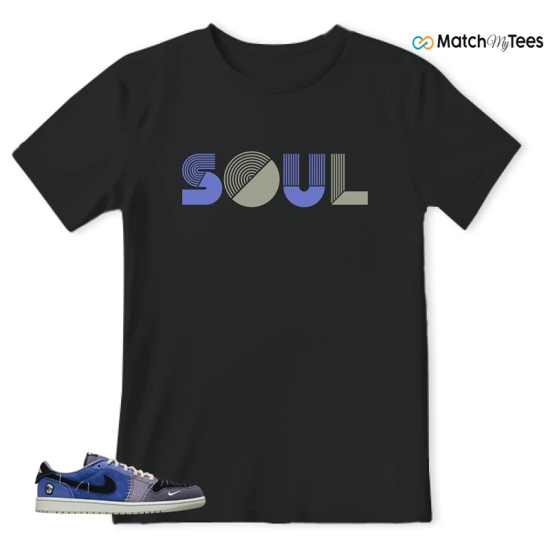 NIKE AIR JORDAN 1 RETRO LOW OG X ZION WILLIAMSON VOODOO ALTERNATE SNEAKER Matching Tees t-shirt