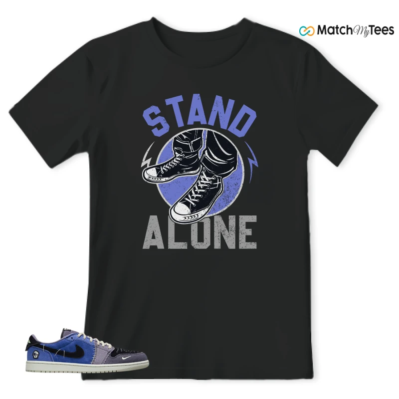 NIKE AIR JORDAN 1 RETRO LOW OG X ZION WILLIAMSON VOODOO ALTERNATE SNEAKER Matching Tees t-shirt