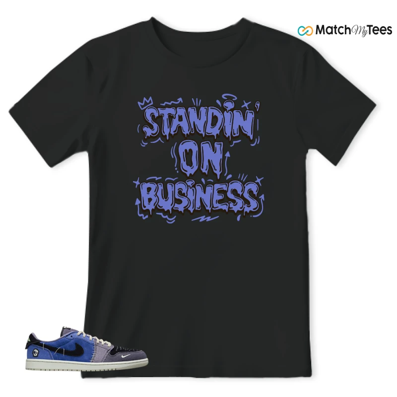 NIKE AIR JORDAN 1 RETRO LOW OG X ZION WILLIAMSON VOODOO ALTERNATE SNEAKER Matching Tees t-shirt