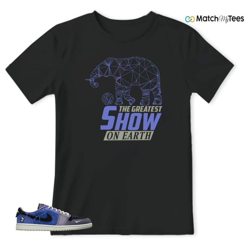 NIKE AIR JORDAN 1 RETRO LOW OG X ZION WILLIAMSON VOODOO ALTERNATE SNEAKER Matching Tees t-shirt