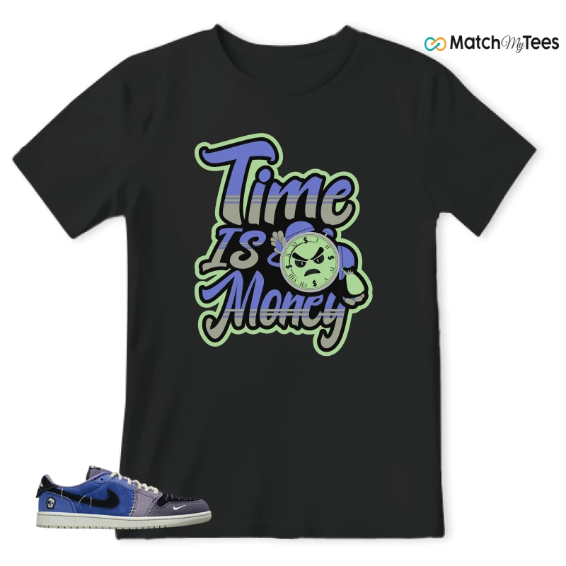 NIKE AIR JORDAN 1 RETRO LOW OG X ZION WILLIAMSON VOODOO ALTERNATE SNEAKER Matching Tees t-shirt