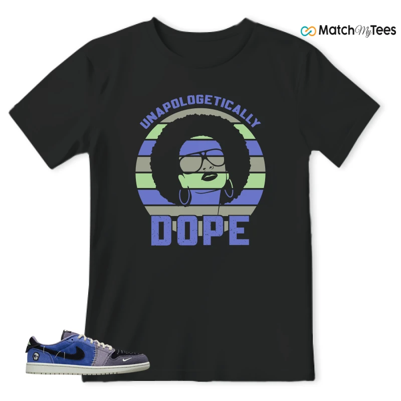 NIKE AIR JORDAN 1 RETRO LOW OG X ZION WILLIAMSON VOODOO ALTERNATE SNEAKER Matching Tees t-shirt