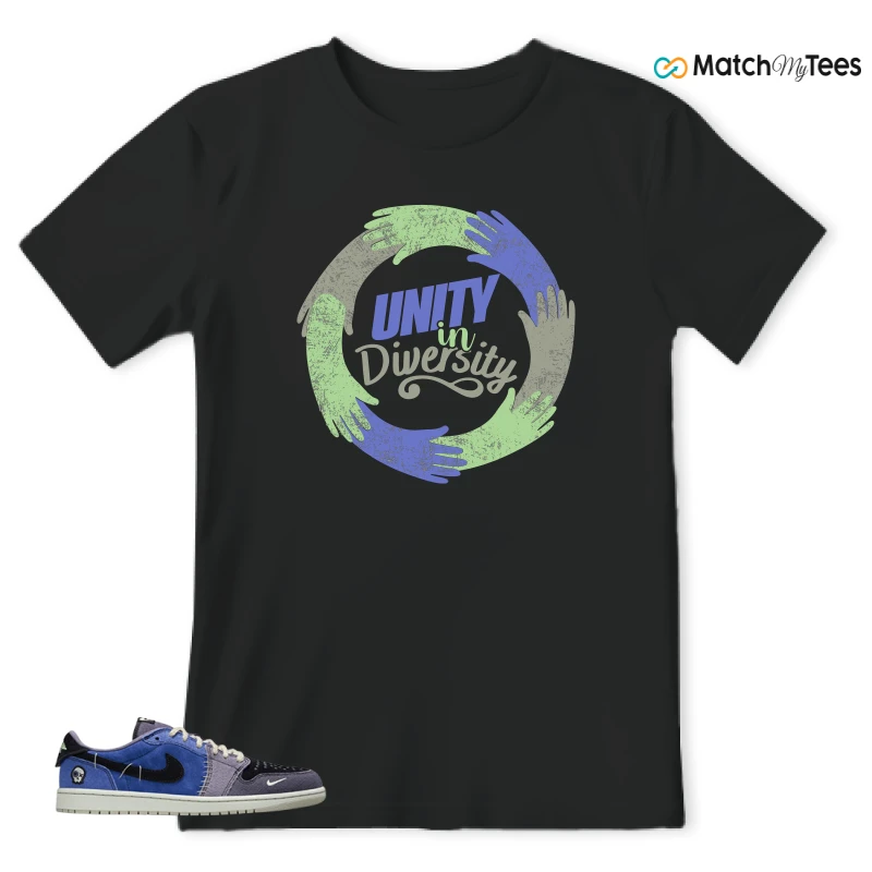 NIKE AIR JORDAN 1 RETRO LOW OG X ZION WILLIAMSON VOODOO ALTERNATE SNEAKER Matching Tees t-shirt