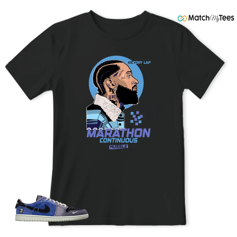 NIKE AIR JORDAN 1 RETRO LOW OG X ZION WILLIAMSON VOODOO ALTERNATE SNEAKER Matching Tees t-shirt