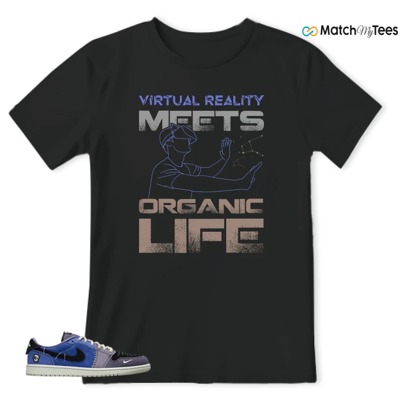NIKE AIR JORDAN 1 RETRO LOW OG X ZION WILLIAMSON VOODOO ALTERNATE SNEAKER Matching Tees t-shirt