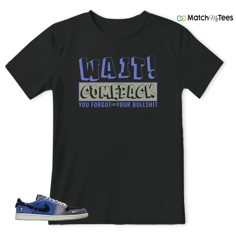 NIKE AIR JORDAN 1 RETRO LOW OG X ZION WILLIAMSON VOODOO ALTERNATE SNEAKER Matching Tees t-shirt