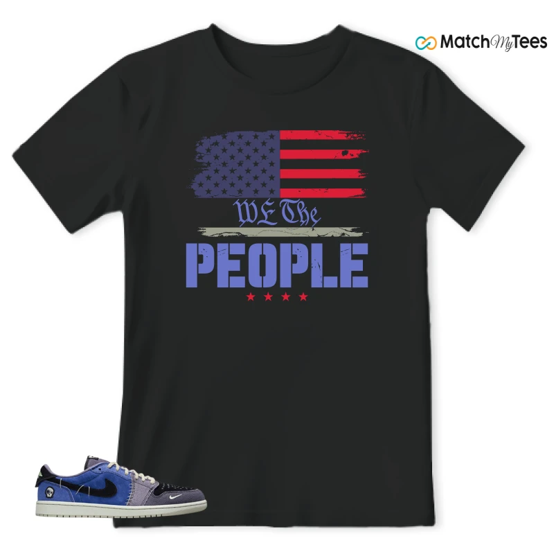 NIKE AIR JORDAN 1 RETRO LOW OG X ZION WILLIAMSON VOODOO ALTERNATE SNEAKER Matching Tees t-shirt