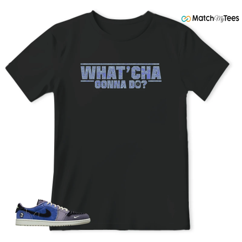 NIKE AIR JORDAN 1 RETRO LOW OG X ZION WILLIAMSON VOODOO ALTERNATE SNEAKER Matching Tees t-shirt