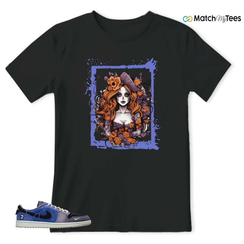 NIKE AIR JORDAN 1 RETRO LOW OG X ZION WILLIAMSON VOODOO ALTERNATE SNEAKER Matching Tees t-shirt