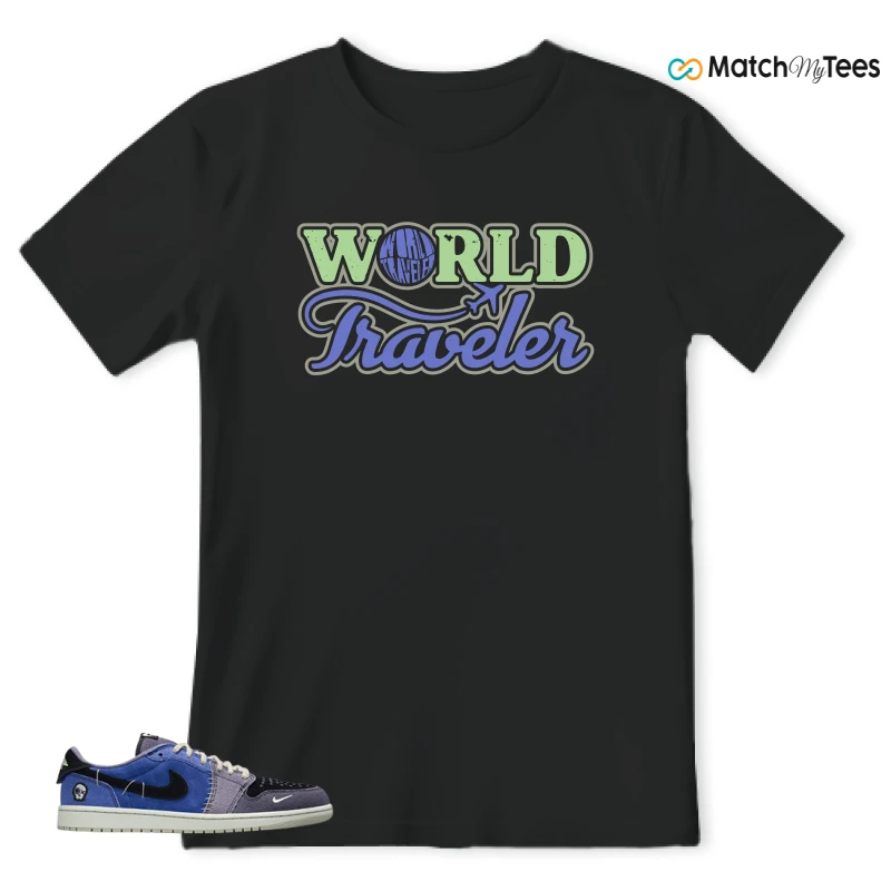 NIKE AIR JORDAN 1 RETRO LOW OG X ZION WILLIAMSON VOODOO ALTERNATE SNEAKER Matching Tees t-shirt
